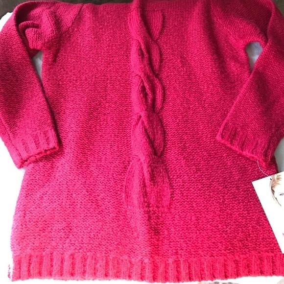 Niki Taylor ruby long oversized sweater - Picture 2 of 4
